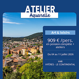 Atelier Aquarelle à Hyères
