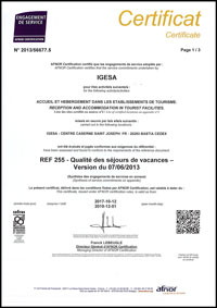Le certificat AFNOR