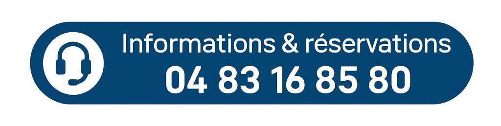 Informations & réservations : 04 83 16 85 80