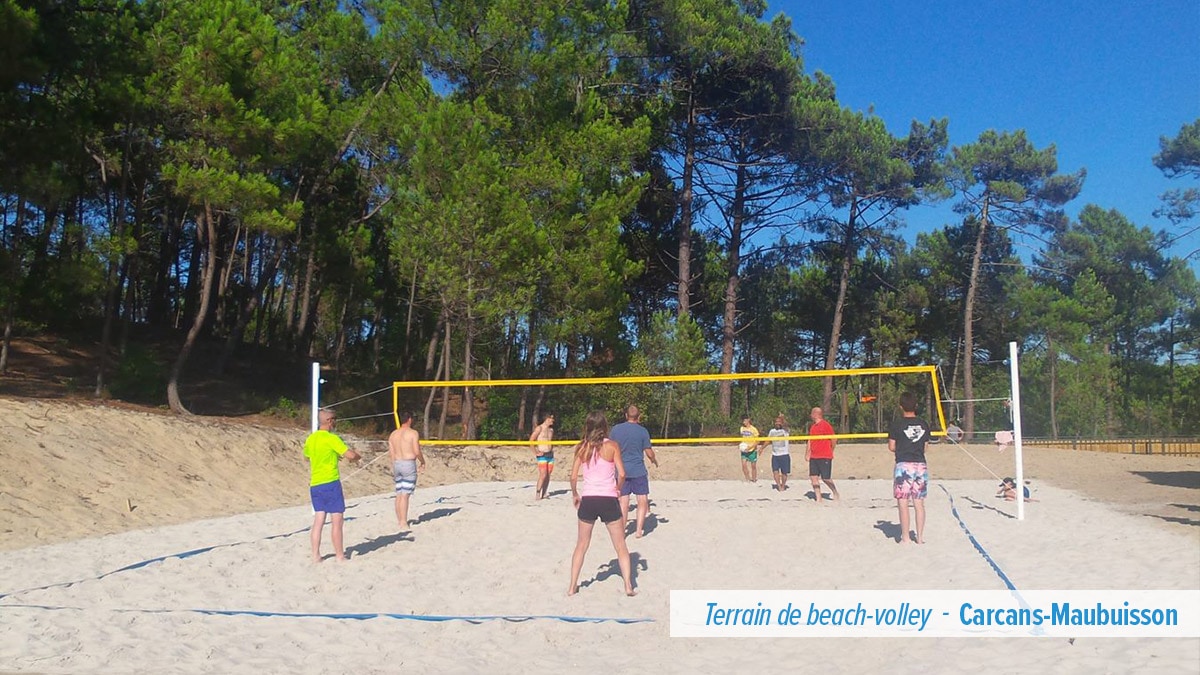 Terrain de beach-volley – Carcans-Maubuisson