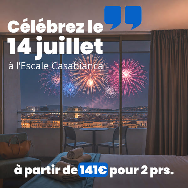 Célébrez le 14 juillet à l'Escale Casabianca