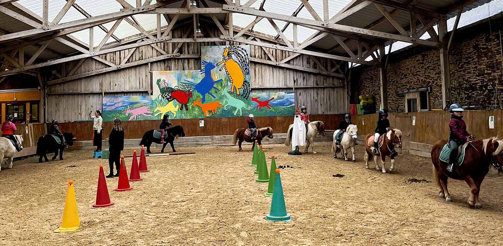 Bruz-Fénicat, équitation (Hiver)