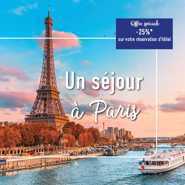 En août, profitez de -25% sur votre séjour à Paris !